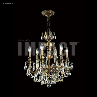 Brindisi Six Light Chandelier in Monaco Bronze (64|40616MB0T)