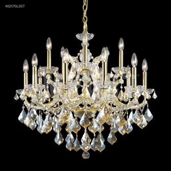 Maria Theresa 15 Light Chandelier in Gold Lustre (64|40257GL2GT)
