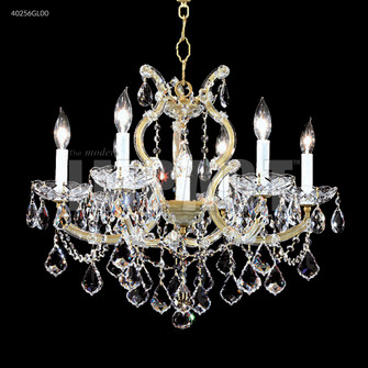 Maria Theresa Six Light Chandelier in Gold Lustre (64|40256GL00)