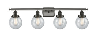 Ballston Urban Four Light Bath Vanity in Oil Rubbed Bronze (405|916-4W-OB-G204-6)