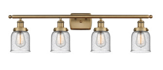 Ballston Urban Four Light Bath Vanity in Brushed Brass (405|916-4W-BB-G54)