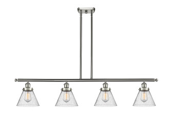 Ballston Urban Four Light Island Pendant in Brushed Satin Nickel (405|916-4I-SN-G44)