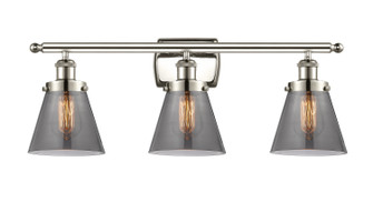 Ballston Urban Three Light Bath Vanity in Polished Nickel (405|916-3W-PN-G63)