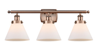 Ballston Urban Three Light Bath Vanity in Antique Copper (405|916-3W-AC-G41)