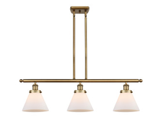 Ballston Urban LED Island Pendant in Brushed Brass (405|916-3I-BB-G41-LED)