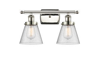 Ballston Urban Two Light Bath Vanity in Polished Nickel (405|916-2W-PN-G64)