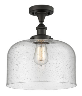 Ballston Urban One Light Semi-Flush Mount in Oil Rubbed Bronze (405|916-1C-OB-G74-L)