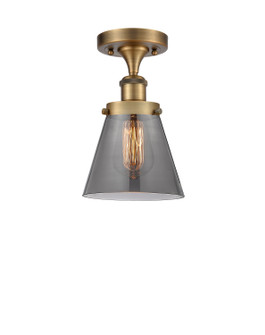 Ballston Urban One Light Semi-Flush Mount in Brushed Brass (405|916-1C-BB-G63)