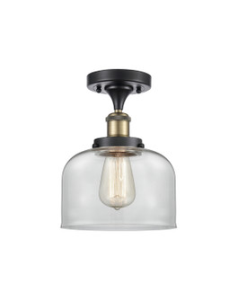Ballston Urban One Light Semi-Flush Mount in Black Antique Brass (405|916-1C-BAB-G72)