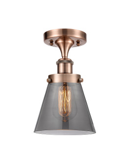 Ballston Urban One Light Semi-Flush Mount in Antique Copper (405|916-1C-AC-G63)