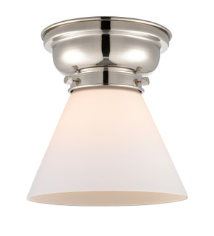 Franklin Restoration One Light Flush Mount in Polished Nickel (405|623-1F-PN-G41)