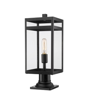 Nuri One Light Outdoor Pier Mounted Fixture in Black (224|596PHMR-533PM-BK)