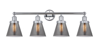 Edison Four Light Bath Vanity in Polished Chrome (405|616-4W-PC-G63)