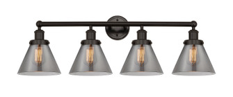 Edison Four Light Bath Vanity in Oil Rubbed Bronze (405|616-4W-OB-G43)
