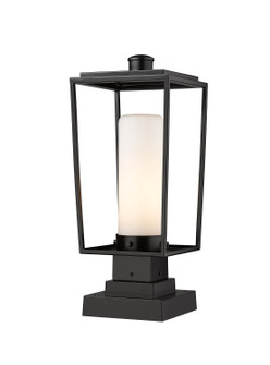 Sheridan One Light Outdoor Pier Mounted Fixture in Black (224|595PHMS-SQPM-BK)