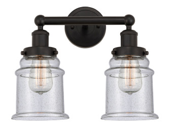 Edison Two Light Bath Vanity in Oil Rubbed Bronze (405|616-2W-OB-G184)