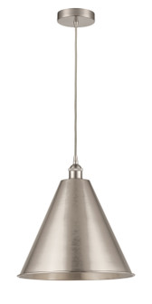 Edison LED Mini Pendant in Brushed Satin Nickel (405|616-1P-SN-MBC-16-SN-LED)