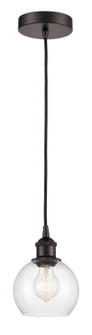 Edison One Light Mini Pendant in Oil Rubbed Bronze (405|616-1P-OB-G122-6)