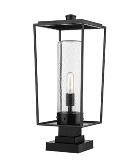 Sheridan One Light Outdoor Pier Mounted Fixture in Black (224|594PHBS-SQPM-BK)