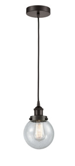 Edison LED Mini Pendant in Oil Rubbed Bronze (405|616-1PH-OB-G204-6-LED)