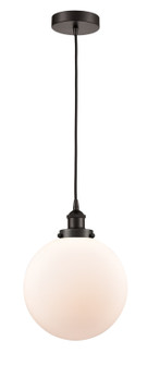 Edison One Light Mini Pendant in Oil Rubbed Bronze (405|616-1PH-OB-G201-10)