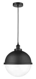 Edison LED Pendant in Matte Black (405|616-1PH-BK-HFS-122-BK-LED)