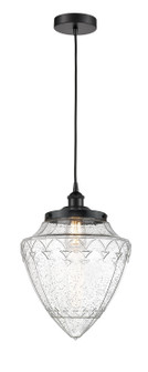 Edison One Light Mini Pendant in Matte Black (405|616-1PH-BK-G664-12)