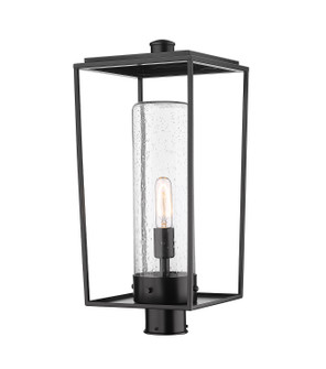 Sheridan One Light Outdoor Post Mount Fixture in Black (224|594PHBR-BK)