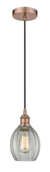 Edison One Light Mini Pendant in Antique Copper (405|616-1P-AC-G82)