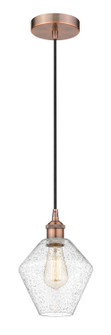 Edison One Light Mini Pendant in Antique Copper (405|616-1P-AC-G654-8)