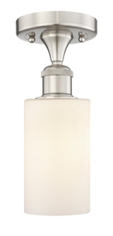 Edison One Light Semi-Flush Mount in Brushed Satin Nickel (405|616-1F-SN-G801)