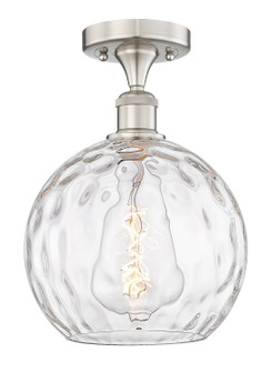 Edison One Light Semi-Flush Mount in Brushed Satin Nickel (405|616-1F-SN-G1215-10)