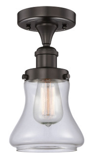 Edison One Light Semi-Flush Mount in Oil Rubbed Bronze (405|616-1F-OB-G192)
