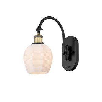 Ballston One Light Wall Sconce in Black Antique Brass (405|518-1W-BAB-G461-6)