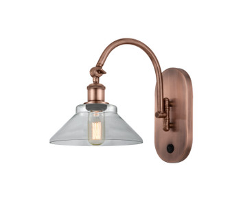 Ballston One Light Wall Sconce in Antique Copper (405|518-1W-AC-G132)