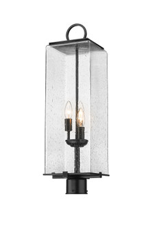 Sana Three Light Outdoor Post Mount Fixture in Black (224|592PHBR-BK)