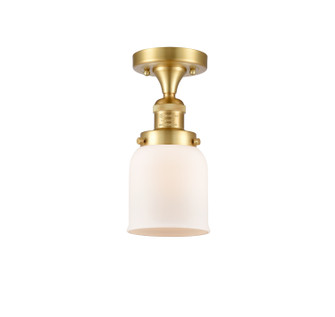 Franklin Restoration LED Semi-Flush Mount in Satin Gold (405|517-1CH-SG-G51-LED)