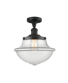 Franklin Restoration LED Semi-Flush Mount in Matte Black (405|517-1CH-BK-G542-LED)