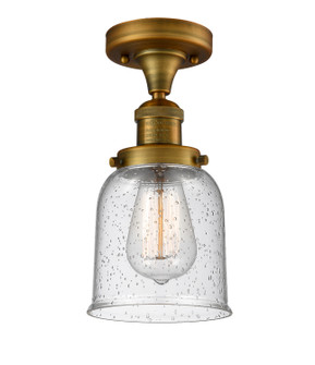 Franklin Restoration LED Semi-Flush Mount in Brushed Brass (405|517-1CH-BB-G54-LED)