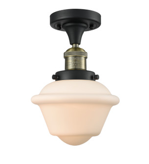 Franklin Restoration One Light Semi-Flush Mount in Black Antique Brass (405|517-1CH-BAB-G531)
