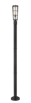 Helix One Light Outdoor Post Mounted Fixture in Black (224|591PHB-567P-BK)