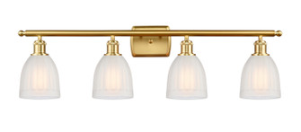 Ballston Four Light Bath Vanity in Satin Gold (405|516-4W-SG-G441)
