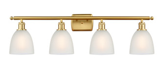 Ballston Four Light Bath Vanity in Satin Gold (405|516-4W-SG-G381)