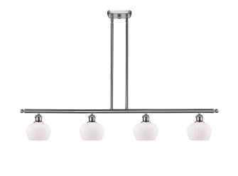 Ballston Four Light Island Pendant in Brushed Satin Nickel (405|516-4I-SN-G91)