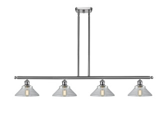 Ballston Four Light Island Pendant in Brushed Satin Nickel (405|516-4I-SN-G132)