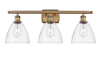 Ballston Three Light Bath Vanity in Brushed Brass (405|516-3W-BB-GBD-752)