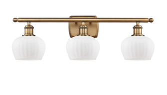 Ballston Three Light Bath Vanity in Brushed Brass (405|516-3W-BB-G91)
