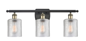 Ballston Three Light Bath Vanity in Black Antique Brass (405|516-3W-BAB-G112)