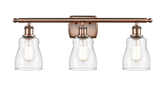 Ballston Three Light Bath Vanity in Antique Copper (405|516-3W-AC-G392)