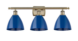 Ballston Three Light Bath Vanity in Antique Brass (405|516-3W-AB-MBD-75-BL)
